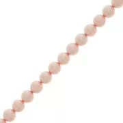 5mm Preciosa Pearls - Round Maxima - Pearl Effect Rosaline x25