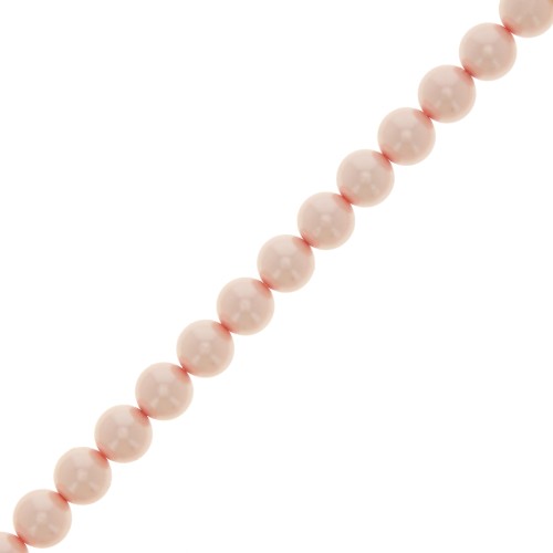 5mm Preciosa Pearls - Round Maxima - Pearl Effect Rosaline x25