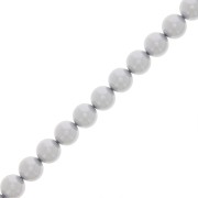 5mm Preciosa Pearls - Round Maxima - Pearl Effect Light Grey x25|raw }}