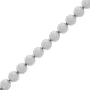 5mm Preciosa Pearls - Round Maxima - Pearl Effect Light Grey x25