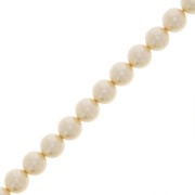 5mm Preciosa Pearls - Round Maxima - Pearl Effect Cream x25|raw }}