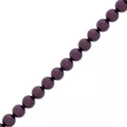 5mm Preciosa Pearls - Round Maxima - Pearl Effect Light Burgundy x25