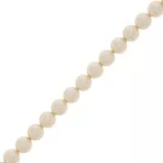 5mm Preciosa Pearls - Round Maxima - Pearl Effect Light Creamrosex25