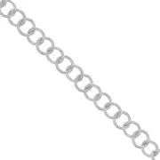 Chain  4,7mm Silver tone x1m