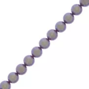 6mm Preciosa Pearls - Round Maxima - Pearlescent Violet x20