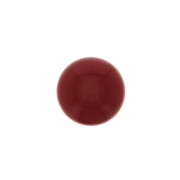 6mm Round glass cabochon - Coral imitation - Red x1|raw }}