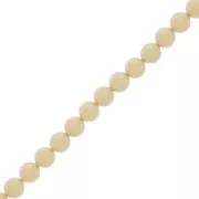6mm Preciosa Pearls - Round Maxima - Pearlescent Yellow x20
