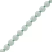 8mm Preciosa Pearls - Round Maxima - Pearl Effect Light Blue x10
