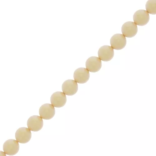 8mm Preciosa Pearls - Round Maxima - Pearlescent Yellow x10