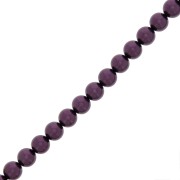 8mm Preciosa Pearls - Round Maxima - Pearl Effect Light Burgundy x10|raw }}