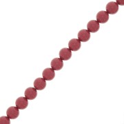 8mm Preciosa Pearls - Round Maxima - Cranberry x10