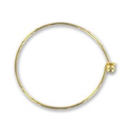 Bracelet removable end 65mm Gold tone