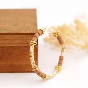 Bracelet removable end 65mm Gold tone