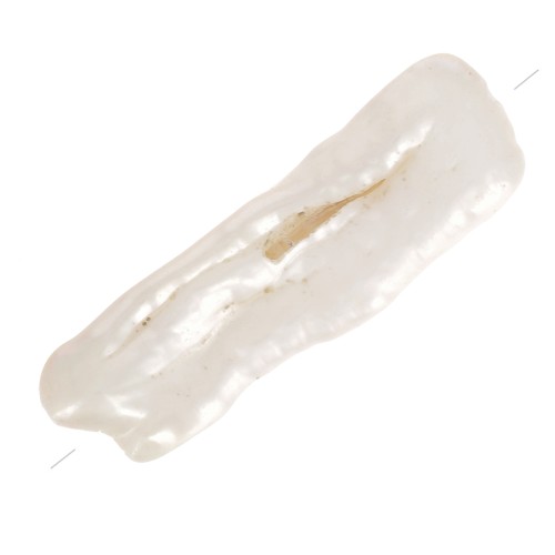 Keshi freshwater pearls - Irregular baroque pearls 15-20 mm - White x1