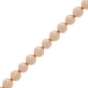 8mm Preciosa Pearls - Round Maxima - Pearl Effect Peach x10