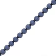 8mm Preciosa Pearls - Round Maxima - Pearl Effect Blue x10