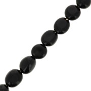 5 - 10 mm Irregular nugget beads - coloured gemstone - Black Agate x10|raw }}
