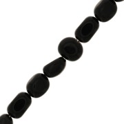 8 - 12mm Irregular nugget beads - gemstone - Black Obsidian x6|raw }}