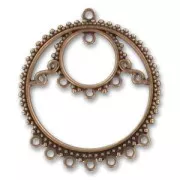 Round spacer 40mm Old copper tone x1