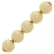 12mm Preciosa Pearls - Round Maxima - Pearl Effect Vanilla x6