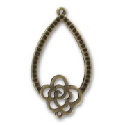 Spacer 2 loops 40mm Bronze tone x1|raw }}