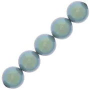 12mm Preciosa Pearls - Round Maxima - Pearlescent Blue x6