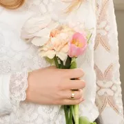 6mm Adjustable ring - multi-round - minimalist style - Gold Tone x1