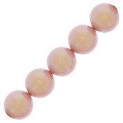 12mm Preciosa Pearls - Round Maxima - Pearlescent Pink x6