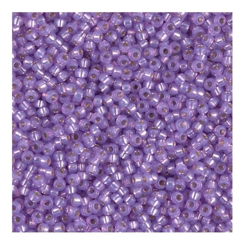 Miyuki Seed beads 15/0 574 - Dyed Lilac S/L Alabaster