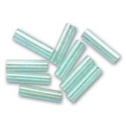 Miyuki Bugles 6mm BGL-2445 - Tr Sea Foam Luster x10g