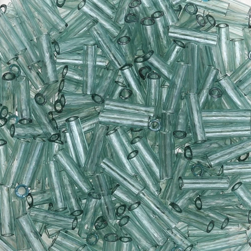 Miyuki Bugles 6mm BGL-2445 - Tr Sea Foam Luster x10g