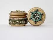 Miyuki Bugles 3mm BGL1-0003 - Gold Silver Lined x10g