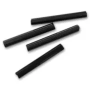 Preciosa Seed Beads, 20 mm Jet Tubes, 20 g
