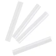 Preciosa seed beads, 20 mm tubes, Alabaster White, 20 g