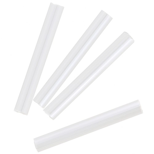 Preciosa seed beads, 20 mm tubes, Alabaster White, 20 g
