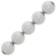 12mm Preciosa Pearls - Round Maxima - Pearl Effect Light Grey x6|raw }}