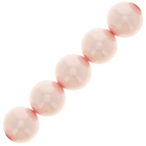 12mm Preciosa Pearls - Round Maxima - Pearl Effect Rosaline x6
