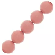 12mm Preciosa Pearls - Round Maxima - Salmon Rose x6