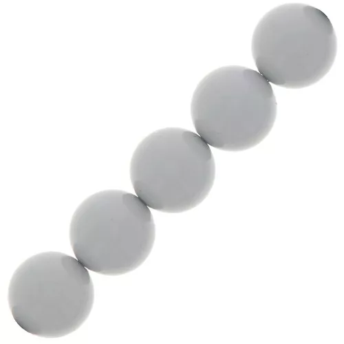 12mm Preciosa Pearls - Round Maxima - Ceramic Grey x6