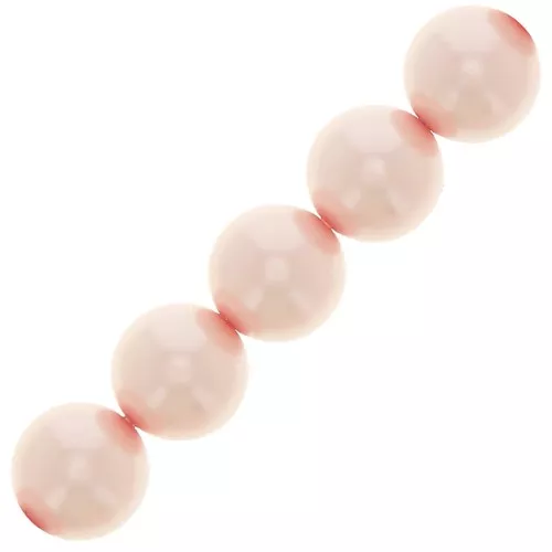 10mm Preciosa Pearls - Round Maxima - Pearl Effect Rosaline x5