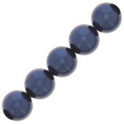 10mm Preciosa Pearls - Round Maxima - Pearl Effect Blue x5|raw }}