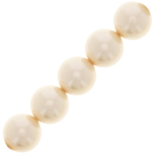 10mm Preciosa Pearls - Round Maxima - Pearl Effect Creamrose x5