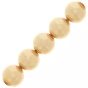 10mm Preciosa Pearls - Round Maxima - Pearl Effect Gold x5