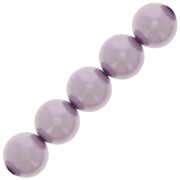 10mm Preciosa Pearls - Round Maxima - Pearl Effect Lavender x5|raw }}