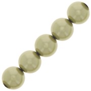 10mm Preciosa Pearls - Round Maxima - Pearl Effect Light Green x5