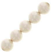 10mm Preciosa Pearls - Round Maxima - Pearl Effect White x5|raw }}