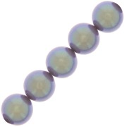 10mm Preciosa Pearls - Round Maxima - Pearlescent Violet x5