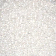 Preciosa 11/0 2 mm Seed Beads - Crystal AB, 20 g