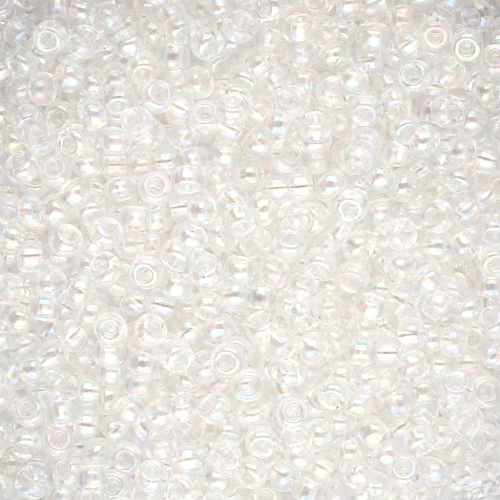 Preciosa Seed Beads 11/0 2 mm - Crystal AB x 20 g
