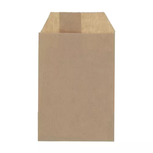 7x12cm Paper pouch - Brown x1